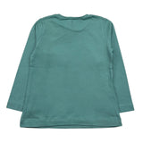 MAYORAL shirt girocollo tinta unita con stampa in contrasto Verde per Neonata 4073N VERDE MAYORAL 