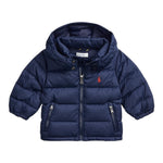 RALPH LAUREN giubbino tinta unita con cappuccio Blu per Neonato 323940328002N BLU RALPH LAUREN 