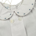 Malvi & Co Camicia Mezza Manica Tinta Unita con Colletto per Neonata S23N139CACP BIANCO MALVI & CO 