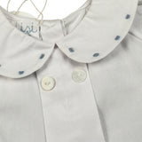 Malvi & Co Camicia Mezza Manica Tinta Unita con Colletto per Neonata S23N139CACP BIANCO MALVI & CO 
