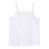 Maison Margiela Top Tinta Unita A Bretelline per Bambina M60762 BIANCO MAISON MARGIELA 