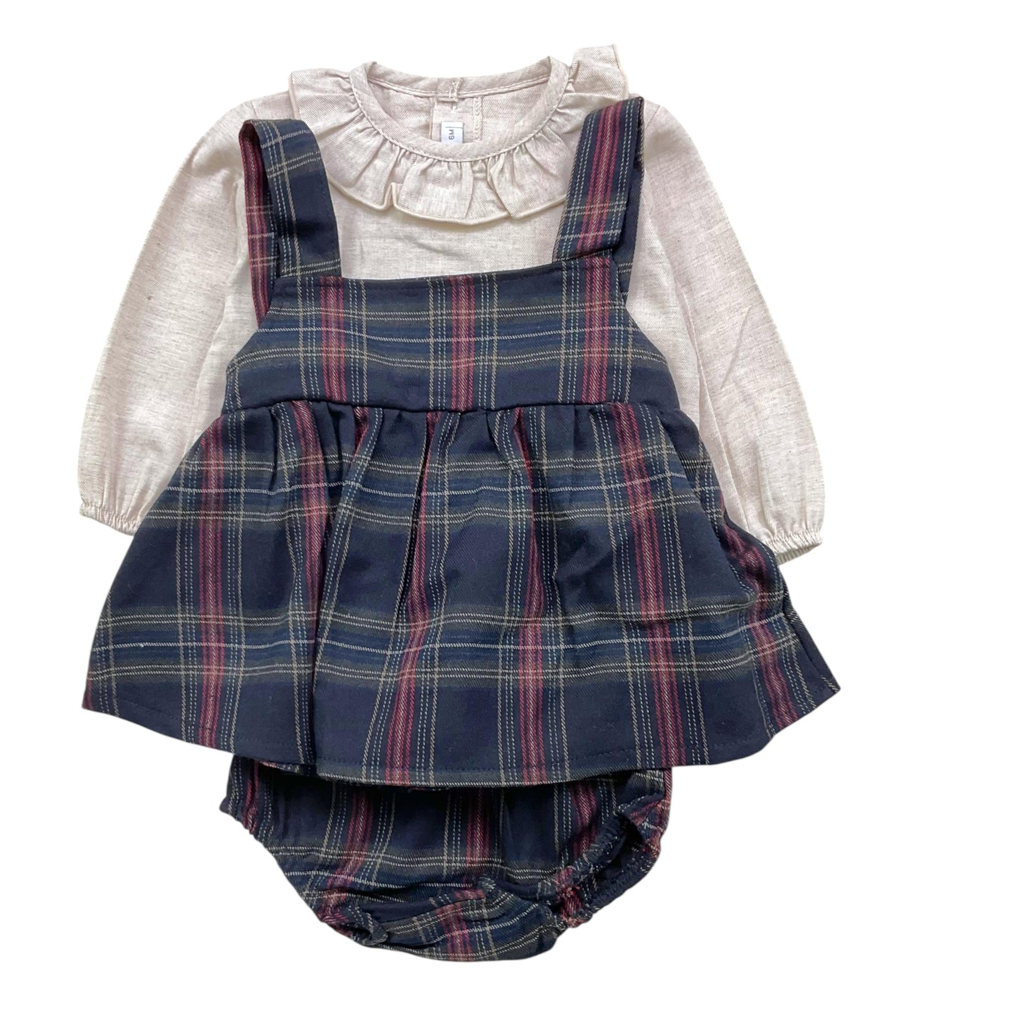 CALAMARO completo 2pz camicia-gonna Beige per Neonata 22073X BEIGE CALAMARO 