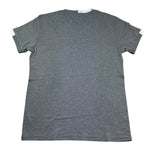 Sun68 T-Shirt Girocollo Tinta Unita con Logo per Bambino TSUNS GRIGIO SUN68 