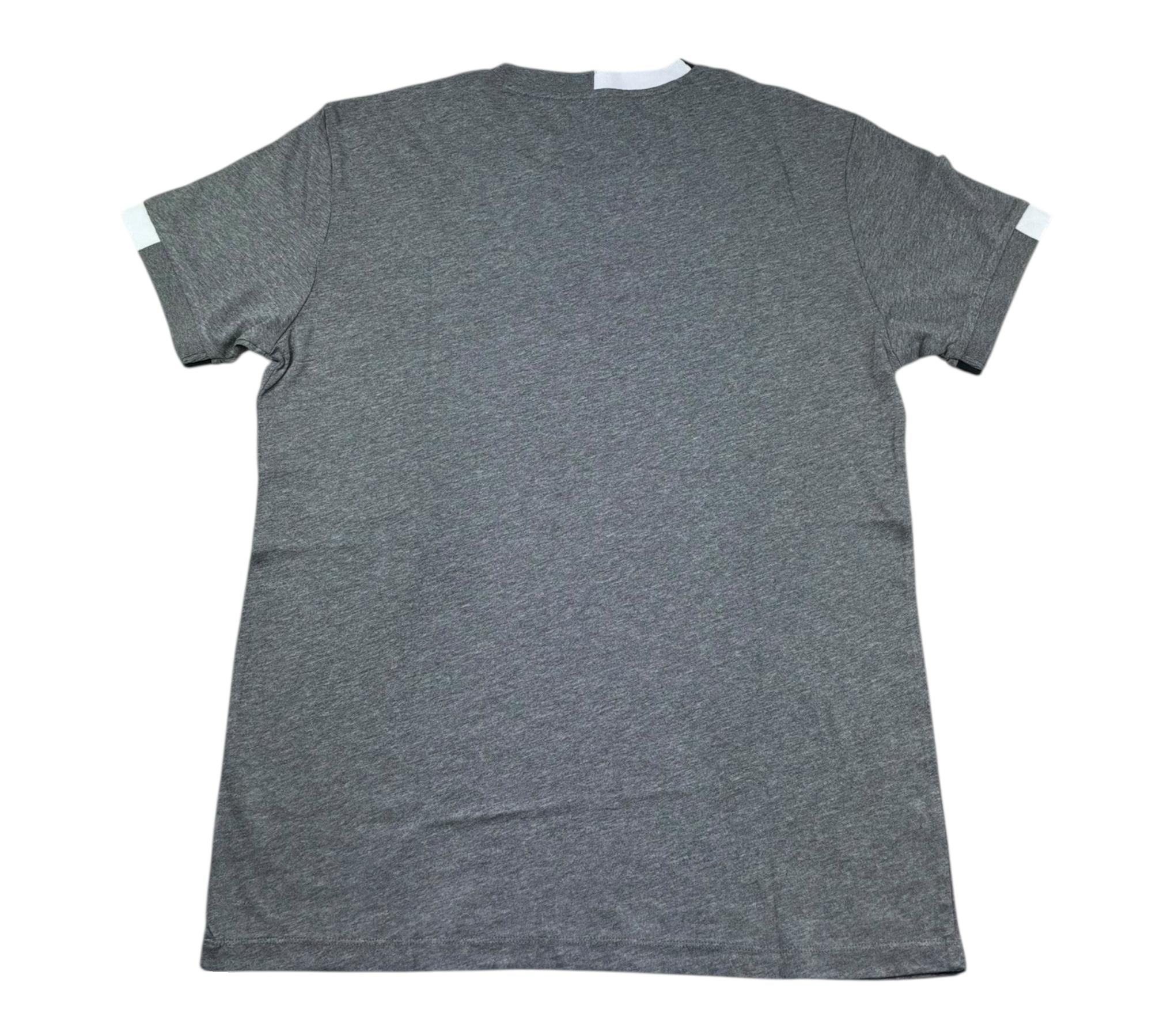 Sun68 T-Shirt Girocollo Tinta Unita con Logo per Bambino TSUNS GRIGIO SUN68 