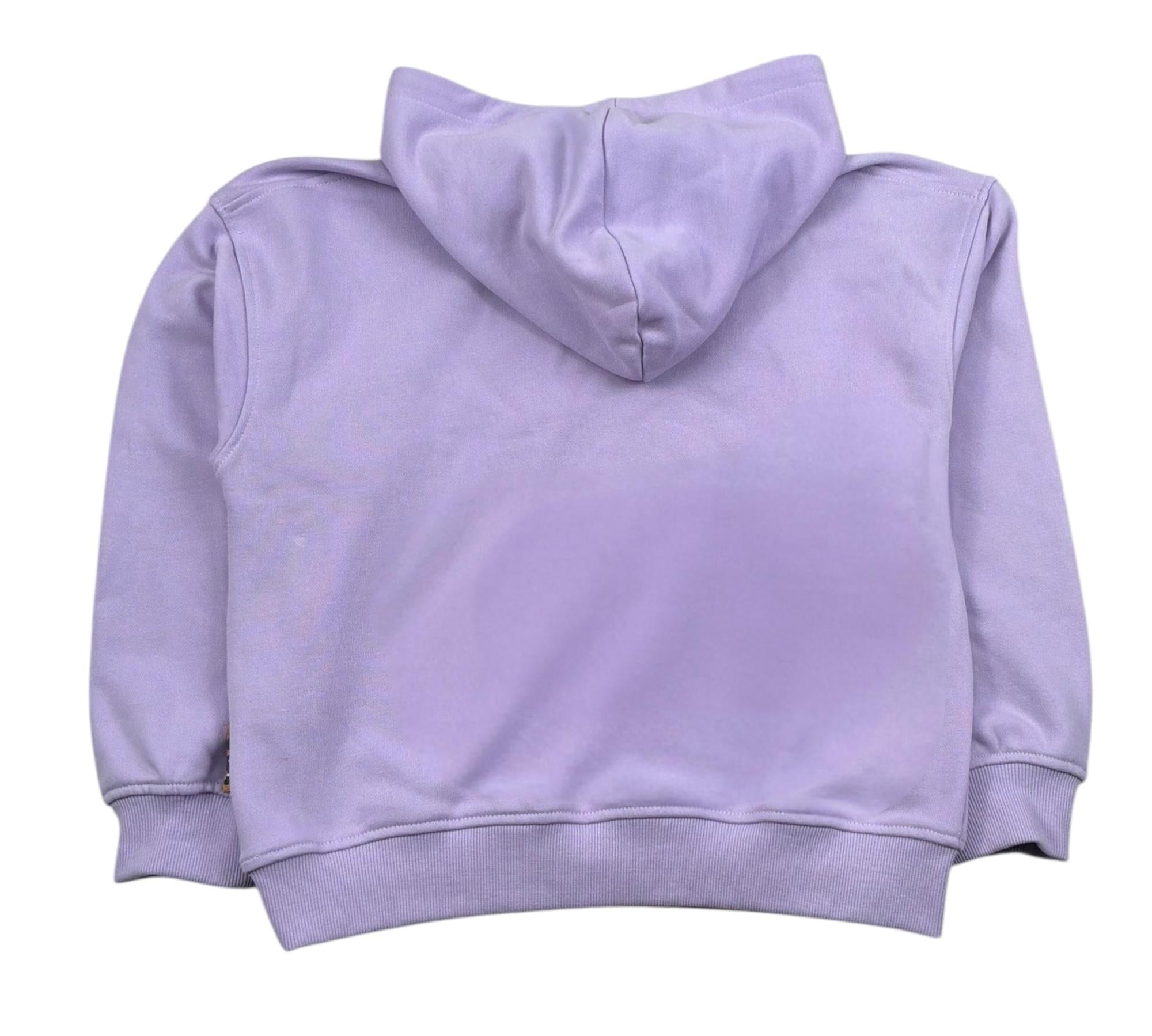 Just Cavalli Felpa Chiusa Girocollo Tinta Unita con Logo per Bambina JGP26013FEA LILLA JUST CAVALLI 