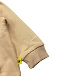 Superculture Felpa Tinta Unita con Cappuccio per Bambina FELPACAP SABBIA SUPERCULTURE 