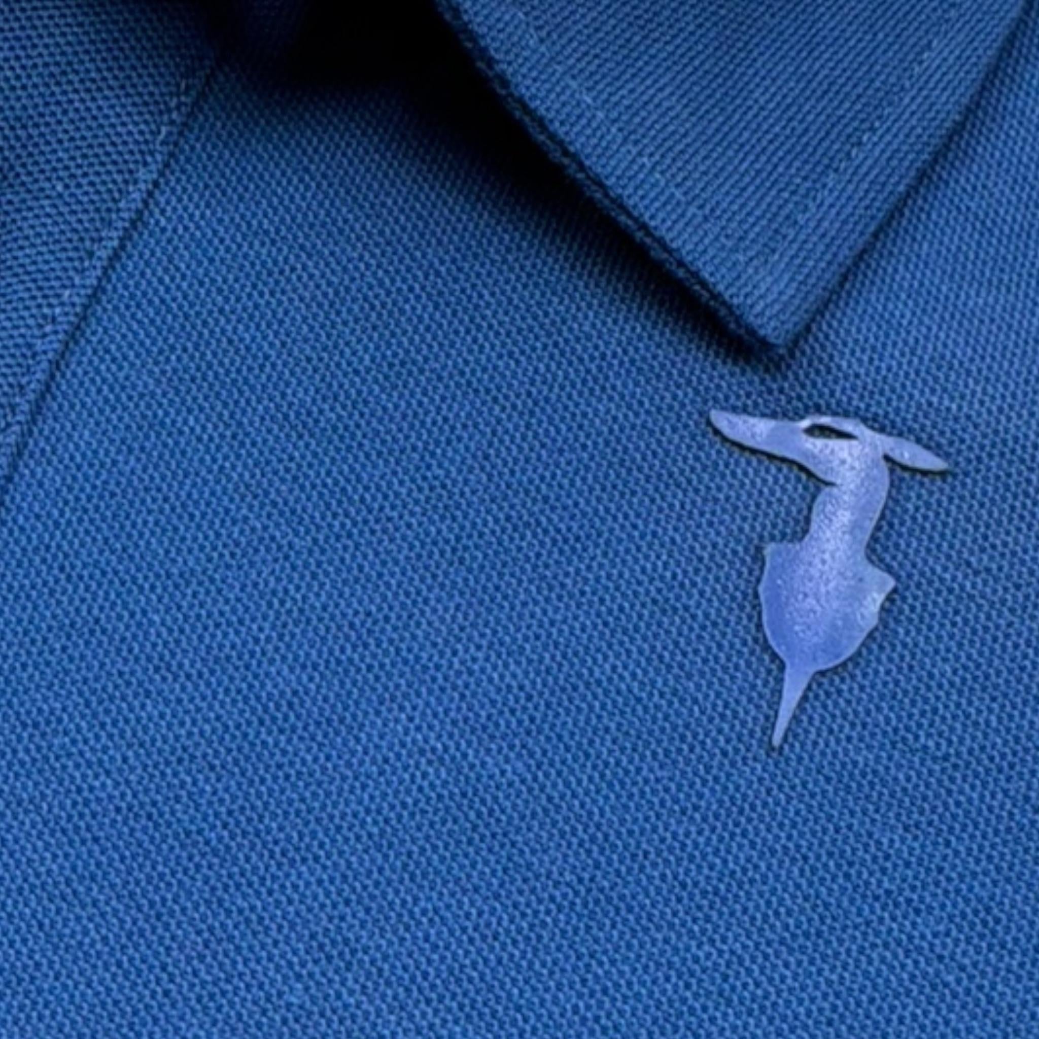 Trussardi Abito Giromanica Tinta Unita per Bambina TGP26006VE BLU TRUSSARDI 