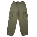 NAME.IT pantalone tuta tinta unita con tasconi Verde per Bambino 13233357 VERDE NAME.IT 