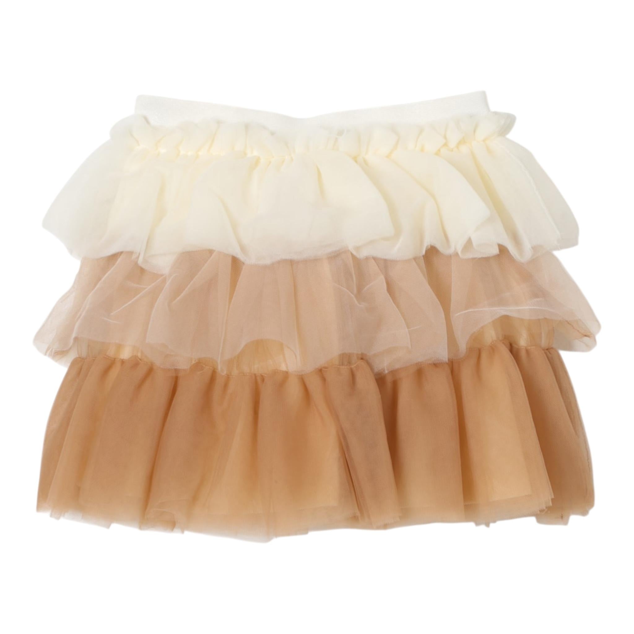 LIU JO gonna tricolore con tulle Beige per Bambina KF4047XX BEIGE LIU JO 
