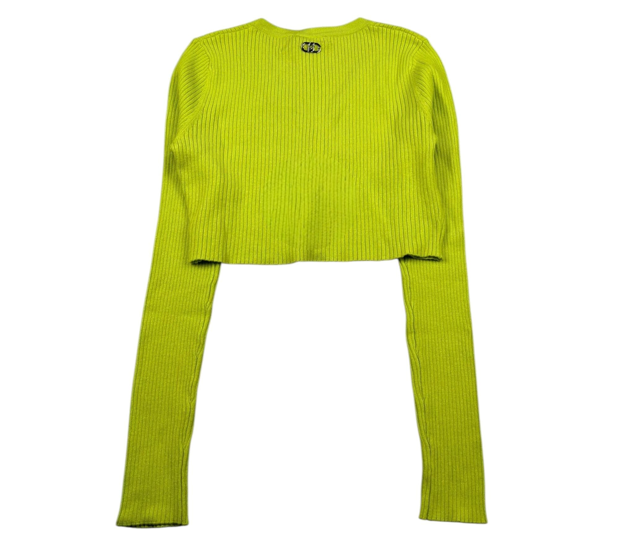 Liu Jo Coprispalle Tinta Unita con Bottoni per Bambina GA5040XX VERDE LIU JO 