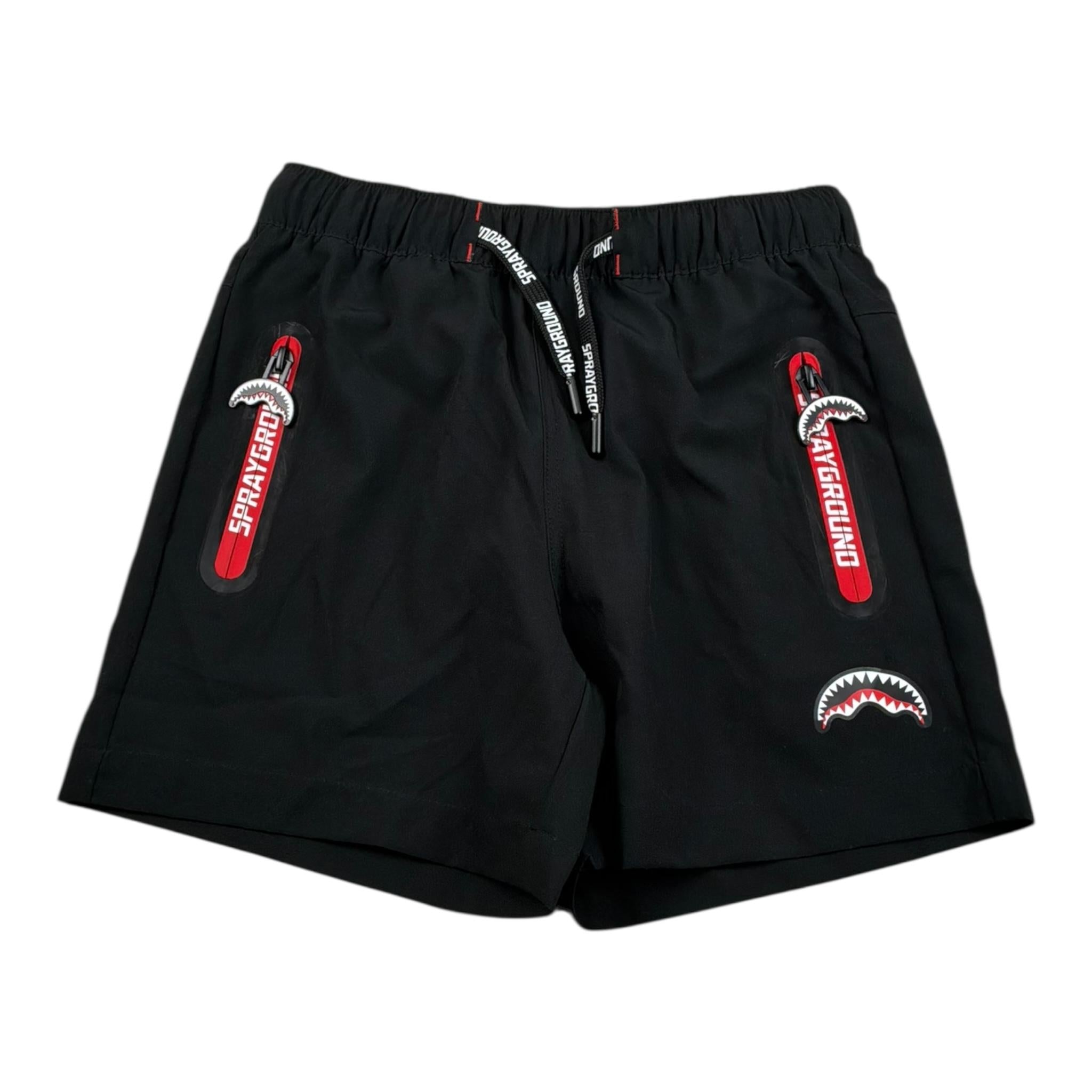 Sprayground Costume Modello Bermuda Tinta Unita per Bambino SPY1313BLK NERO SPRAYGROUND 