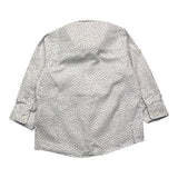 Never Too Camicia Manica Lunga Tinta Unita Microfantasia Bianco Per Neonato