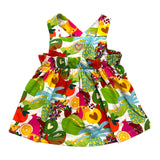 Agatha Ruiz Abito Giromanica Stampa Fantasia Multicolor Per Neonata
