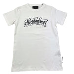 JOHN RICHMOND t-shirt girocollo tinta unita con stampa in contrasto Bianco per Bambino RBA25146TS BIANCO JOHN RICHMOND 