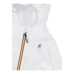 K-Way Giubbino Tinta Unita con Cappuccio per Bambina K61336W BIANCO K-WAY 