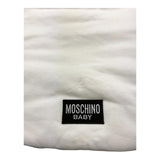 MOSCHINO sacca nanna bicolore con stampa logo Bianco per Neonato MPE00FO BIANCO MOSCHINO 
