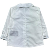 Trussardi Camicia Manica Lunga Tinta Unita con Logo per Neonata TIP26127CA BIANCO TRUSSARDI 
