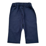 Babyvip Pantalone Tinta Unita con Elastico In Vita per Neonato T7767 BLU BABYVIP 