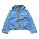 K-Way Giubbino Reversibile Bicolore con Zip E Cappuccio per Bambino K2145HW AZZURRO/VERDE K-WAY 