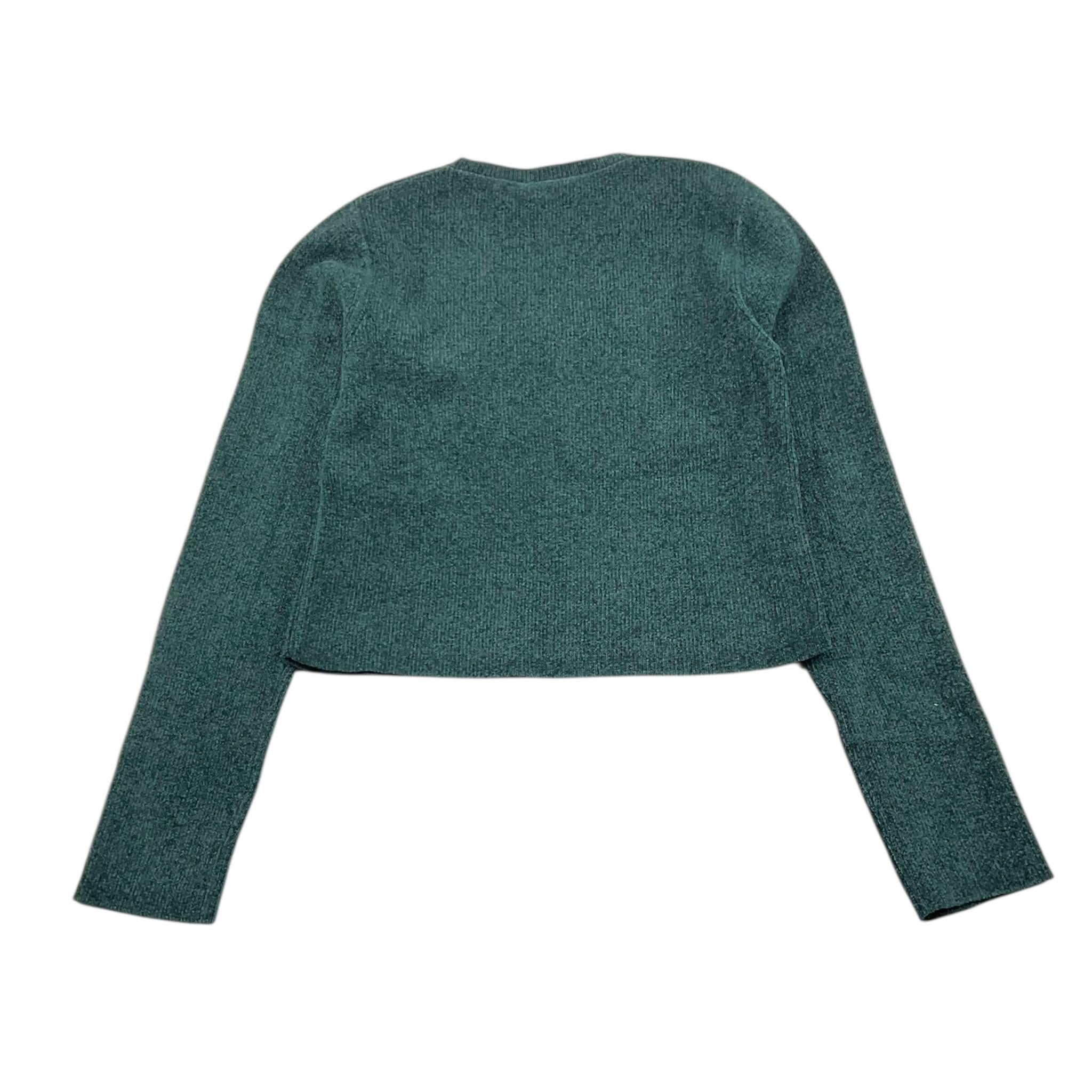 LIU JO maglia tinta unita con scollo a v Verde per Bambina GF3104 VERDE LIU JO 