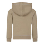DSQUARED2 felpa chiusa con cappuccio tinta unita con logo Beige per Bambino DQ1954 BEIGE DSQUARED2 