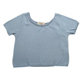 Vicolo T-Shirt Girocollo Tinta Unita per Bambina 3146WY00313 AZZURRO VICOLO 