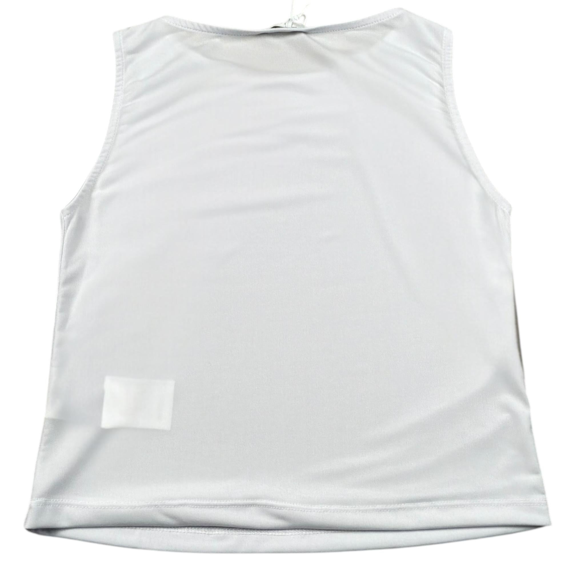 Lu Lu By Miss Grant Canotta Girocollo Tinta Unita per Bambina LL3475 BIANCO LU LU BY MISS GRANT 