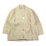 DONDUP cardigan tinta unita con bottoni Panna per Bambina DFMA017 PANNA DONDUP 