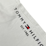 Tommy Hilfiger Bermuda tinta unita con Logo Bianco per Bambino KB0KB08361X BIANCO TOMMY HILFIGER 