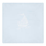 Dolce & Gabbana Coperta Bicolore con Stampa per Neonato LNJA88 AZZURRO DOLCE & GABBANA 