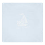 Dolce & Gabbana Coperta Bicolore con Stampa per Neonato LNJA88 AZZURRO DOLCE & GABBANA 