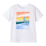 Mayoral T-Shirt Girocollo Tinta Unita per Bambino 30499 BIANCO MAYORAL 