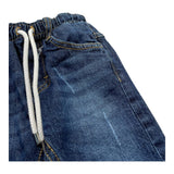 NEVER TOO jeans tinta unita con elastico in vita Blu per Neonato NT2162N BLU NEVER TOO 