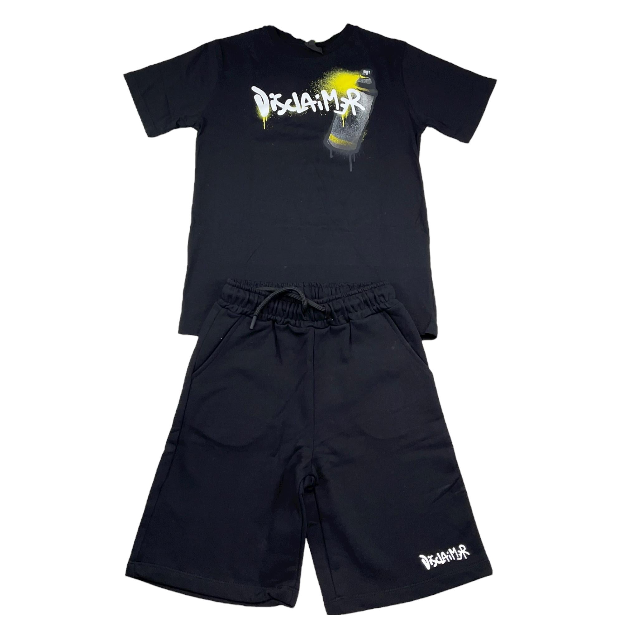 Disclaimer Completi 2 Pezzi T-Shirt-Bermuda per Bambino 25EDK58475 NERO DISCLAIMER 