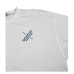 Dondup T-Shirt Girocollo Tinta Unita con Logo per Bambino DMTS033 BIANCO DONDUP 