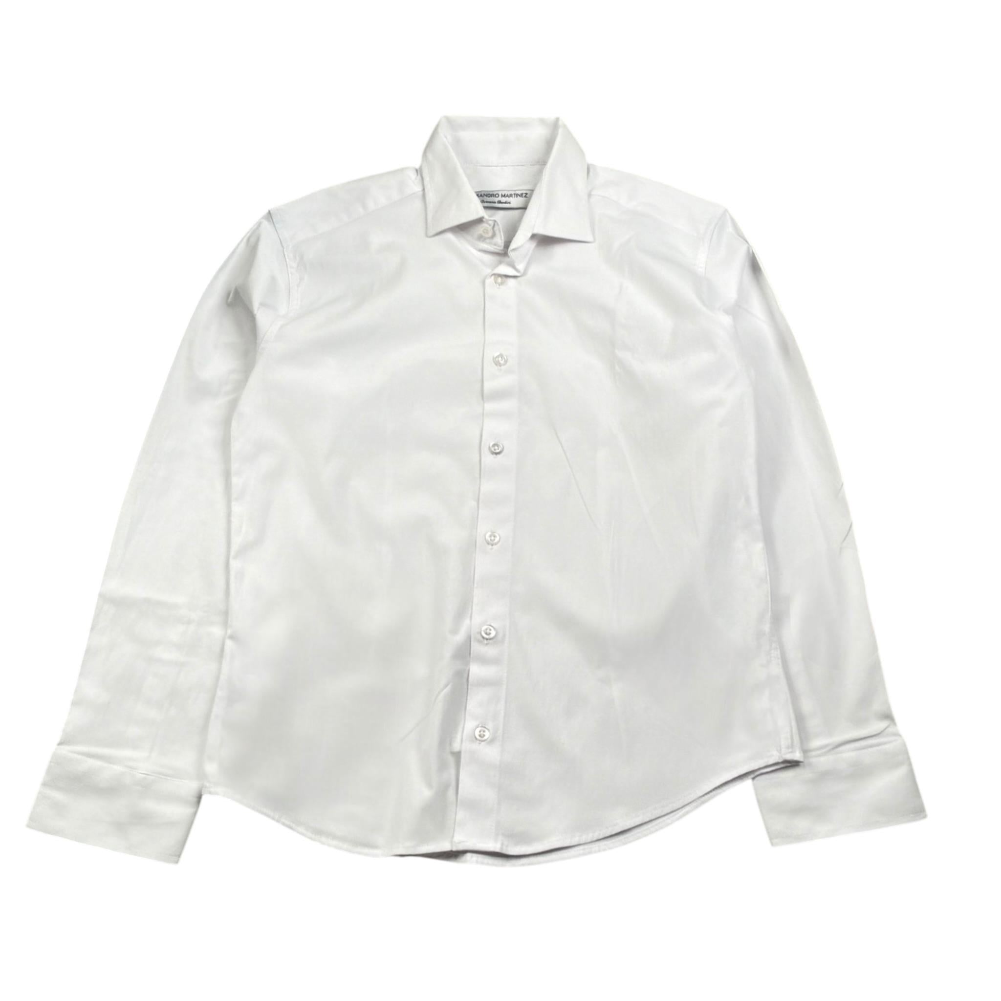 Alessandro Martinez  Camicia Tinta Unita per Bambino EEEOEO BIANCO ALESSANDRO MARTINEZ 