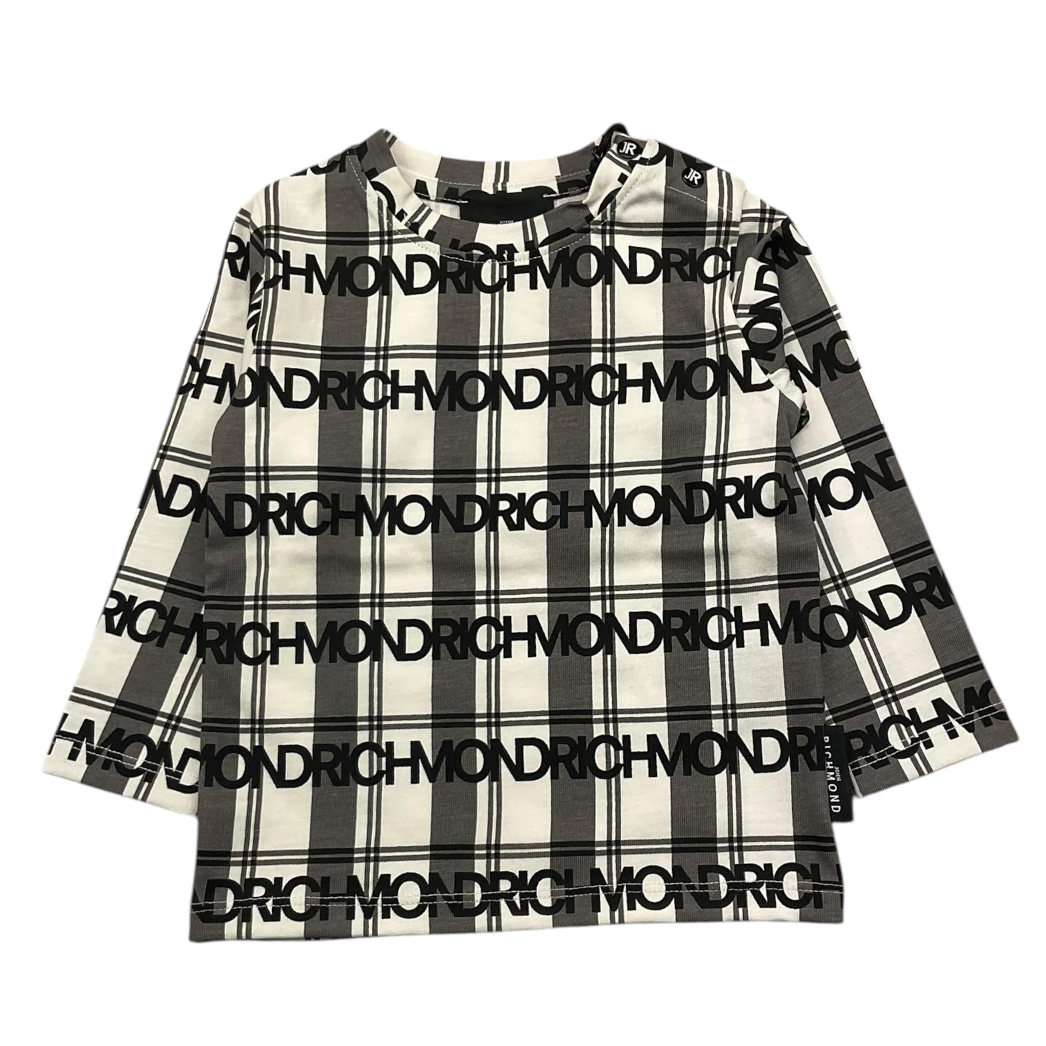 JOHN RICHMOND shirt girocollo fantasia logo Bianco per Neonato RIA25104TS BIANCO JOHN RICHMOND 