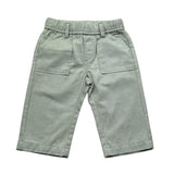 Trussardi Pantalone Tinta Unita con Elastico In Vita per Neonato TIP2605PA VERDE TRUSSARDI 