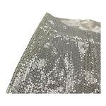 Met Pantalone Tinta Unita con Girovita Regolabile per Bambina ME335 ARGENTO MET 