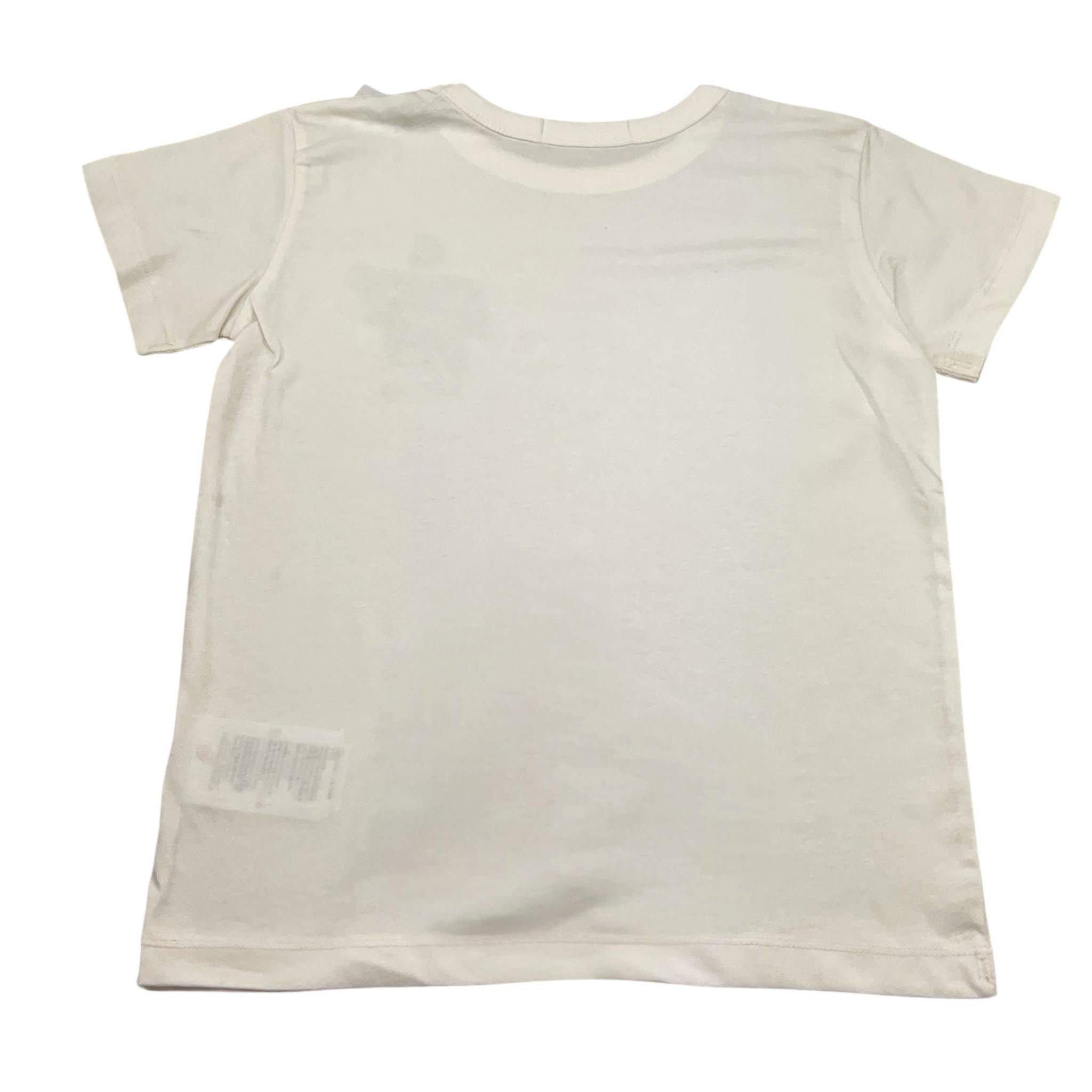 Replay T-Shirt Girocollo Tinta Unita con Stampa per Bambino SB7360X BIANCO REPLAY 