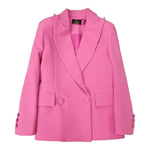 Fun & Fun Giacca Tinta Unita Doppio Petto per Bambina FNCJJK16428 FUXIA FUN & FUN 