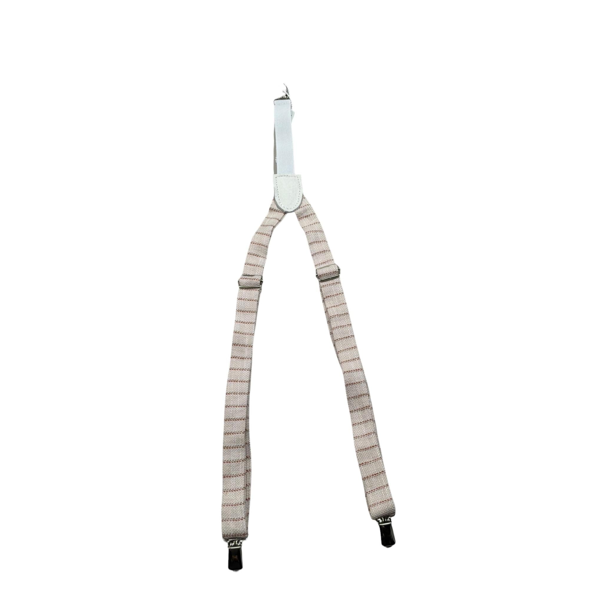 Aletta Bretelle Fantasia A Righe Beige per Neonato MP22055 BEIGE ALETTA 