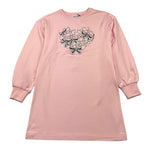 MOSCHINO abito modello felpa tinta unita con stampa Rosa per Bambina HAV0GY ROSA MOSCHINO 