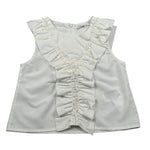 M+E' Camicia Giromanica Tinta Unita per Neonata UE0895N BIANCO M+E' 