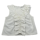 M+E' Camicia Giromanica Tinta Unita per Neonata UE0895N BIANCO M+E' 