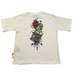 JOHN RICHMOND t-shrit girocollo tinta unita con stampa in contrasto Bianco per Bambina RGA25093TS BIANCO JOHN RICHMOND 