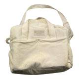 borsa premaman tinta unita con stampa MUX05I BIANCO MOSCHINO 