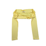 Alice Pi Coprispalle Tinta Unita con Fiocco per Bambina 1651 GIALLO ALICE PI 