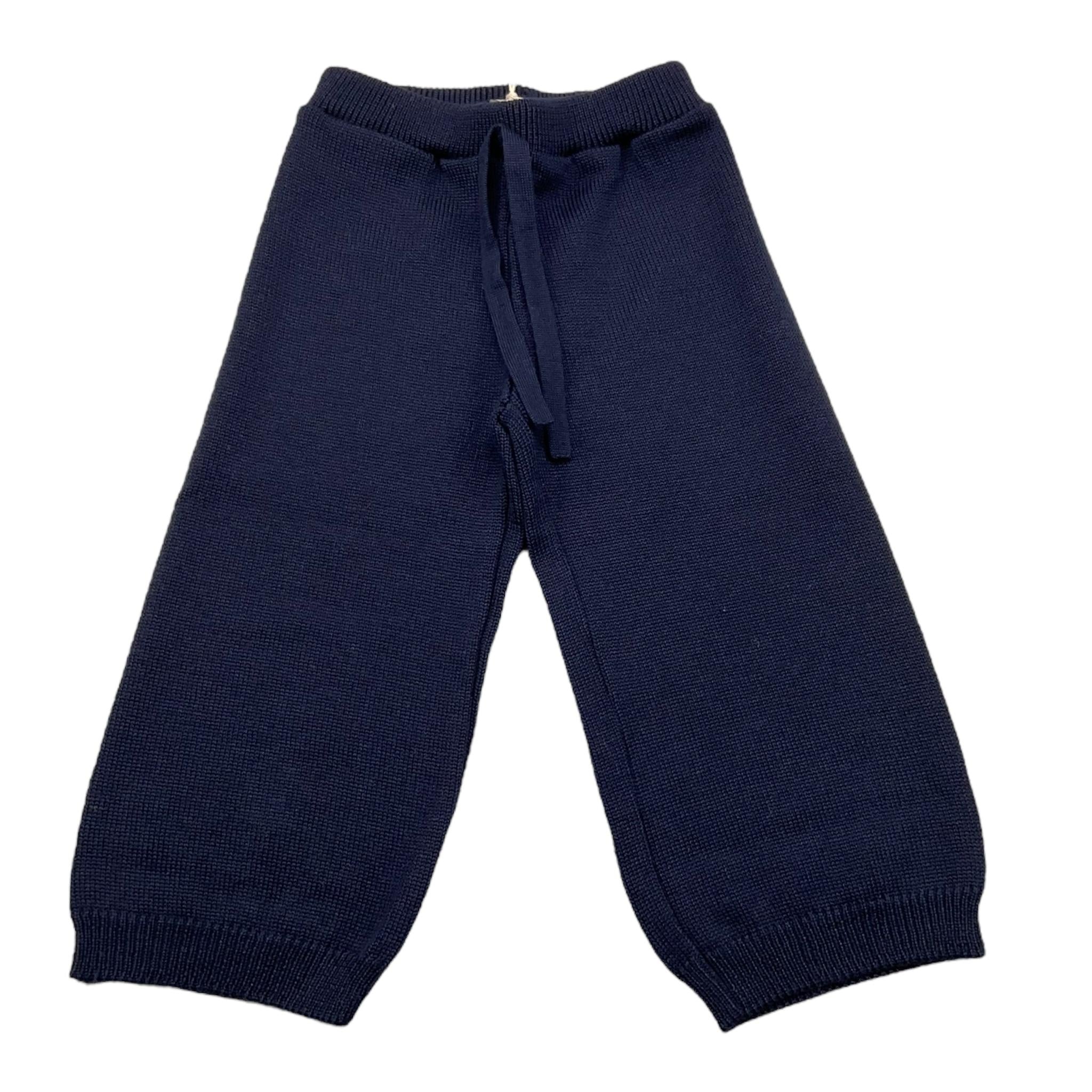 LITTLE BEAR pantalone tinta unita modello palazzo Blu per Bambina 5144 BLU LITTLE BEAR 