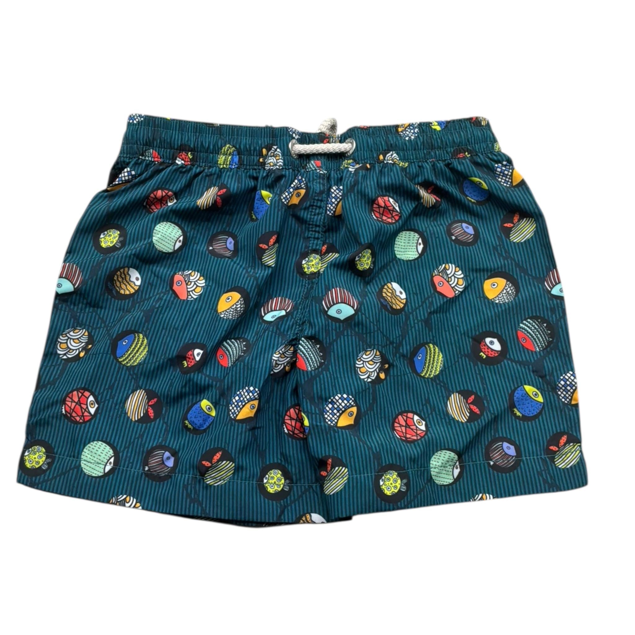 F**K Costume Modello Bermuda Tinta Unita con Fantasia per Bambino FJ25J04BA30X21 VERDE F**K 